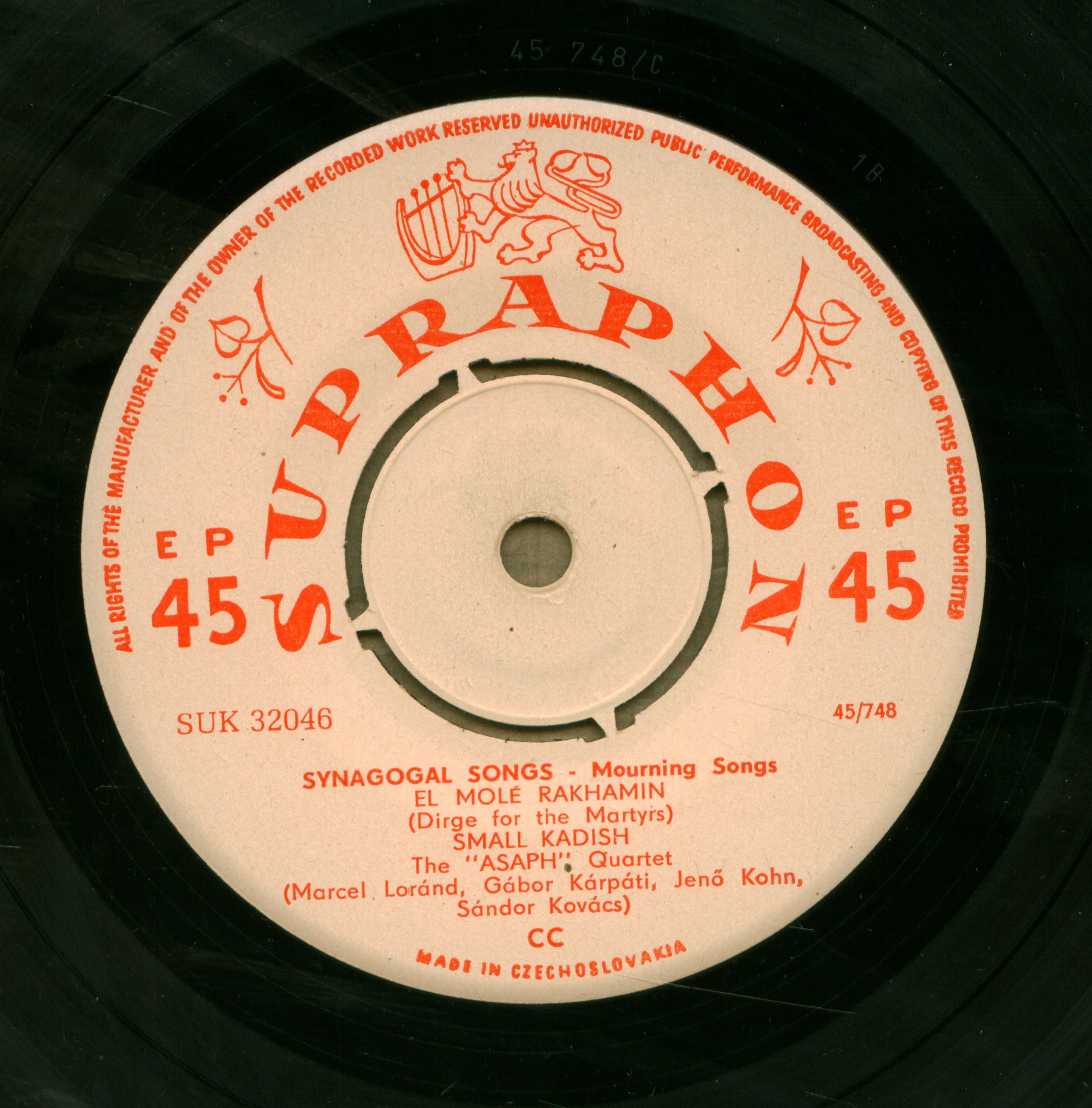 Synagogal songs